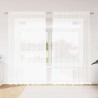 Rideau en Dentelle Floral Blanc 245 x 200 cm Polyester 534677534677