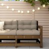 Canapé d'angle marron miel bois de pin solide 534689534689