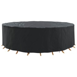 Housse pour meubles Noir 320 x 320 x 85 cm Tissu Oxford 600D 534691534691