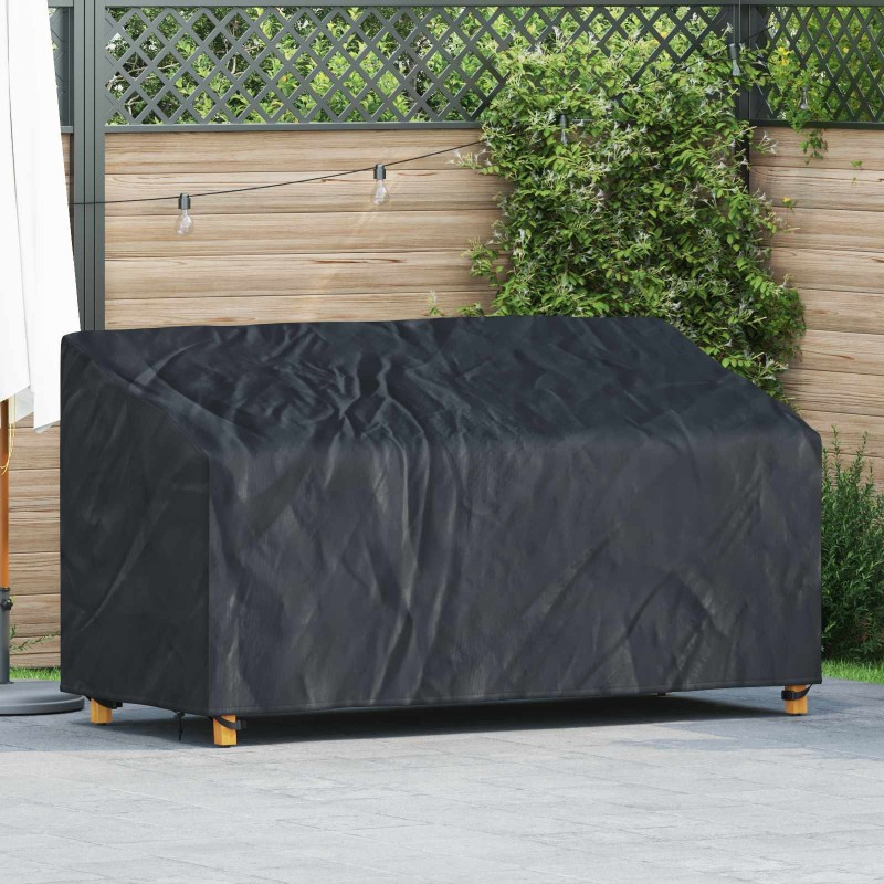 Housse de banc de jardin 185 x 85 x 65 / 94 cm Tissu Oxford 210D 534695534695