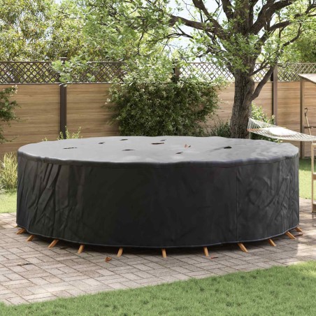 Housse pour meubles Noir 320 x 320 x 105 cm Tissu Oxford 600D 534726534726