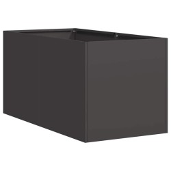 Jardinière noir 40x80x40 cm acier laminé à froid 534731534731