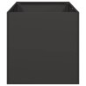 Jardinière noir 40x80x40 cm acier laminé à froid 534731534731