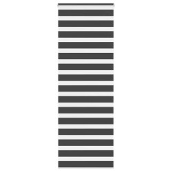 Store zèbre noir 70x200 cm largeur du tissu 65,9 cm polyester 534736534736