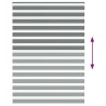 Store zèbre gris foncé largeur du tissu 150,9 cm polyester 534759534759
