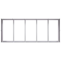 Jardinière 200x80x40 cm acier galvanisé 534764534764