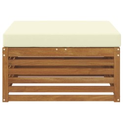 Pouf d'Extérieur Bois d'Acacia Massif Naturel 534765534765
