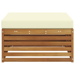 Pouf d'Extérieur Bois d'Acacia Massif Naturel 534765534765