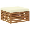 Pouf d'Extérieur Bois d'Acacia Massif Naturel 534765534765