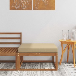 Pouf d'Extérieur Bois d'Acacia Massif Naturel 534768534768