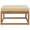 Pouf d'Extérieur Bois d'Acacia Massif Naturel 534768534768
