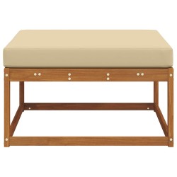 Pouf d'Extérieur Bois d'Acacia Massif Naturel 534768534768