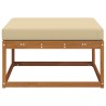 Pouf d'Extérieur Bois d'Acacia Massif Naturel 534768534768