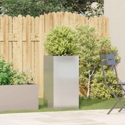 Jardinière 40x40x80 cm acier inoxydable 534774534774