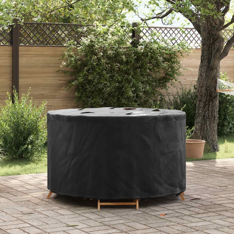 Housse pour meubles Noir 128 x 128 x 71 cm Tissu Oxford 600D 534791534791