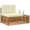 Canapé d'extérieur extrémité Naturel 115 x 83 x 73 cm 534800534800