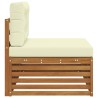 Canapé d'extérieur extrémité Naturel 115 x 83 x 73 cm 534800534800