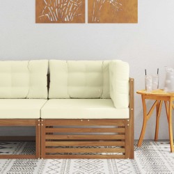 Canapé d'angle extérieur Bois d'Acacia Massif Naturel 534806534806