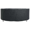 Housse pour meubles Noir 244 x 244 x 71 cm Tissu Oxford 420D 534813534813