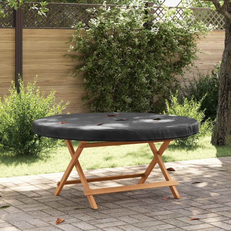 Housse de Table Extérieure 122 x 122 x 10 cm Tissu Oxford 600D 534823534823