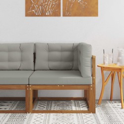 Canapé d'angle extérieur Bois d'Acacia Massif Naturel 534826534826