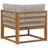 Canapé d'angle extérieur Bois d'Acacia Massif Naturel 534826534826