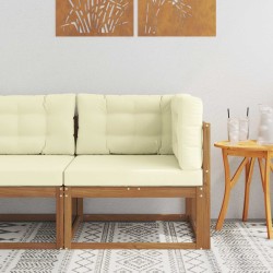 Canapé d'angle extérieur Bois d'Acacia Massif Naturel 534829534829