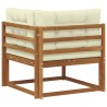 Canapé d'angle extérieur Bois d'Acacia Massif Naturel 534829534829
