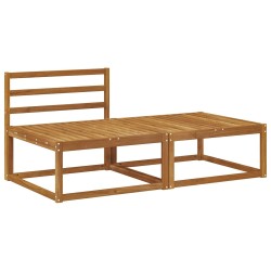 Unité de canapé sectionnel 2 Pièce Naturel Bois d'Acacia Massif 534831534831