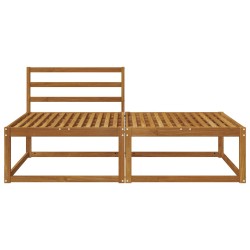 Unité de canapé sectionnel 2 Pièce Naturel Bois d'Acacia Massif 534831534831