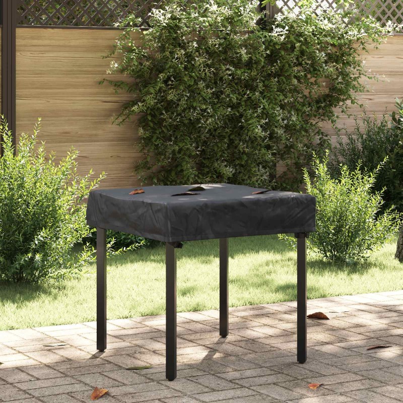 Housse de Table Uni Noir 72 x 72 x 15 cm tissu 534837534837