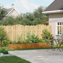 Jardinière rouillé 280x40x40 cm acier inoxydable 534850534850