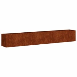 Jardinière rouillé 280x40x40 cm acier inoxydable 534850534850