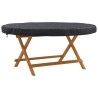Housse de Table Extérieure 122 x 122 x 10 cm Tissu Oxford 210D 534855534855