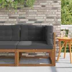 Canapé d'angle extérieur Bois d'Acacia Massif Naturel 534857534857