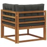 Canapé d'angle extérieur Bois d'Acacia Massif Naturel 534857534857