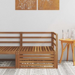 Canapé d'angle extérieur Bois d'Acacia Massif Naturel 534859534859