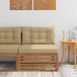 Canapé du milieu extérieur Bois d'Acacia Massif Naturel 534865534865