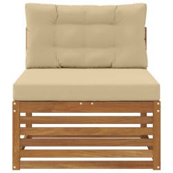 Canapé du milieu extérieur Bois d'Acacia Massif Naturel 534865534865