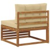 Canapé du milieu extérieur Bois d'Acacia Massif Naturel 534865534865