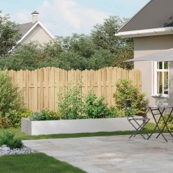 Jardinière 280x80x40 cm acier inoxydable 534871534871