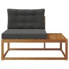 Canapé d'extérieur extrémité Naturel 115 x 83 x 73 cm 534873534873