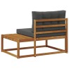 Canapé d'extérieur extrémité Naturel 115 x 83 x 73 cm 534873534873