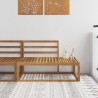 Canapé d'extérieur extrémité Naturel 115 x 83 x 73 cm 534874534874