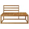 Canapé d'extérieur extrémité Naturel 115 x 83 x 73 cm 534874534874