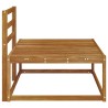 Canapé d'extérieur extrémité Naturel 115 x 83 x 73 cm 534874534874