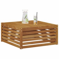 Table de jardin Bois d'Acacia Massif Naturel 79 x 79 x 37 cm 534876534876