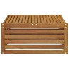 Table de jardin Bois d'Acacia Massif Naturel 79 x 79 x 37 cm 534876534876
