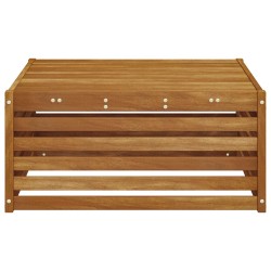 Table de jardin Bois d'Acacia Massif Naturel 79 x 79 x 37 cm 534876534876