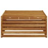 Table de jardin Bois d'Acacia Massif Naturel 79 x 79 x 37 cm 534876534876